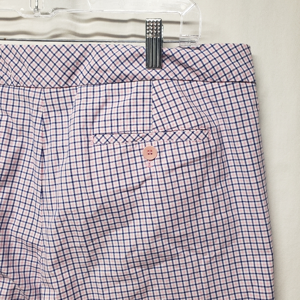 Talbots SZ 14 Signature Fit Plaid Capris - Picture 5 of 9
